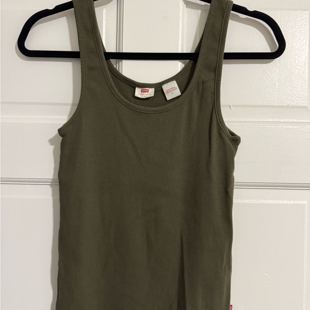 Levi's Khaki Women's Tank Top